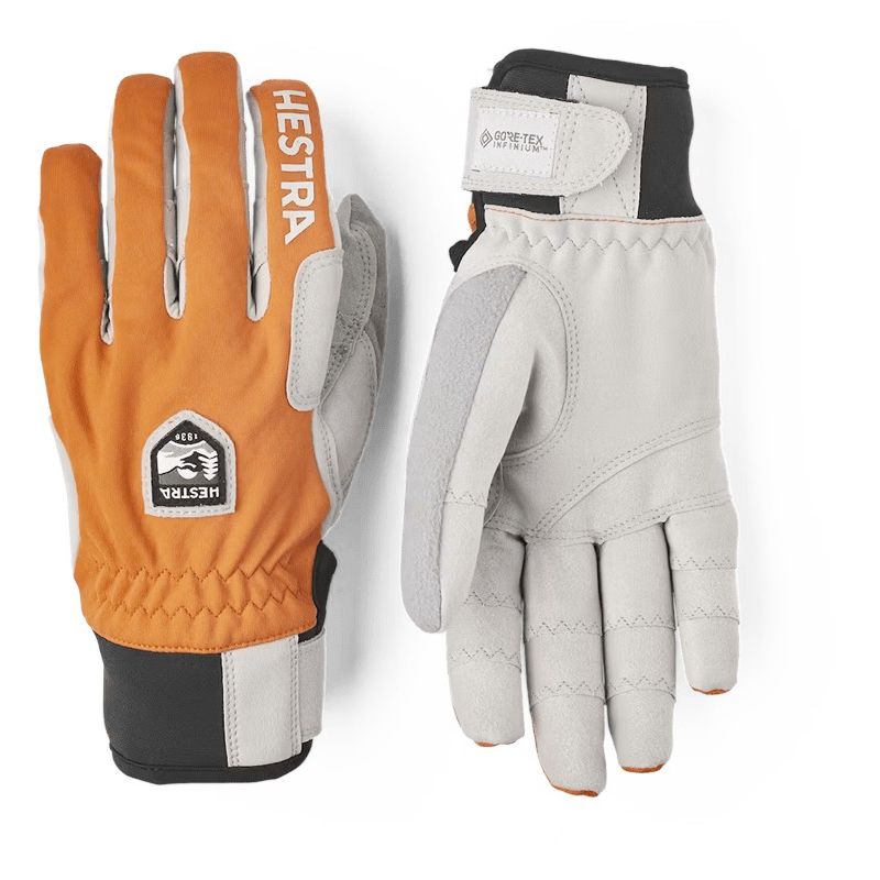Hestra Ergo Grip RACE  m/windstop Orange størrelse L