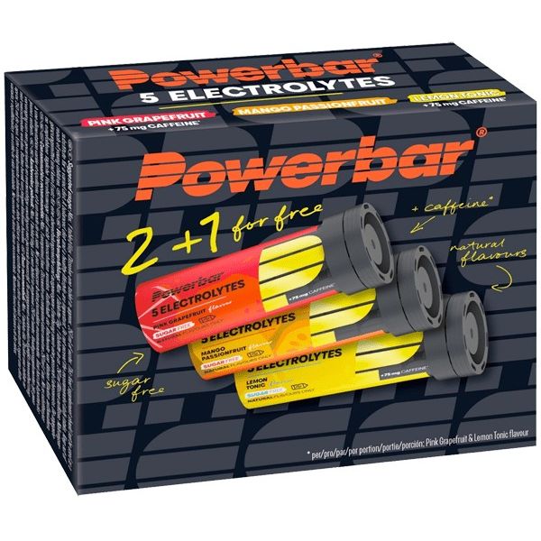Powerbar 5 electrolytes 2+1 gratis pakke Default