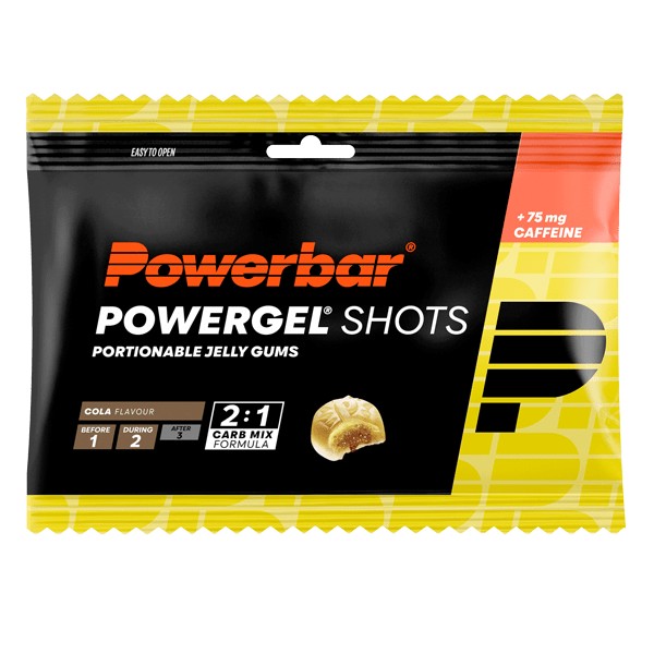 Powerbar shots/vingummi cola m. koffein Default