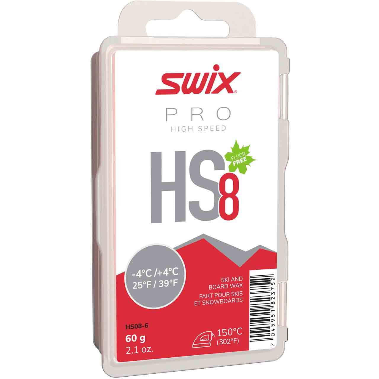Swix HS8 glider -4°/+4° Flourfri Default